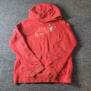 Nike Youth Red Logo Shoebox‎ Hoodie Size Large